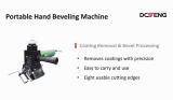 Professional Portable Hand Beveler for Industrial Applications | DCSENG